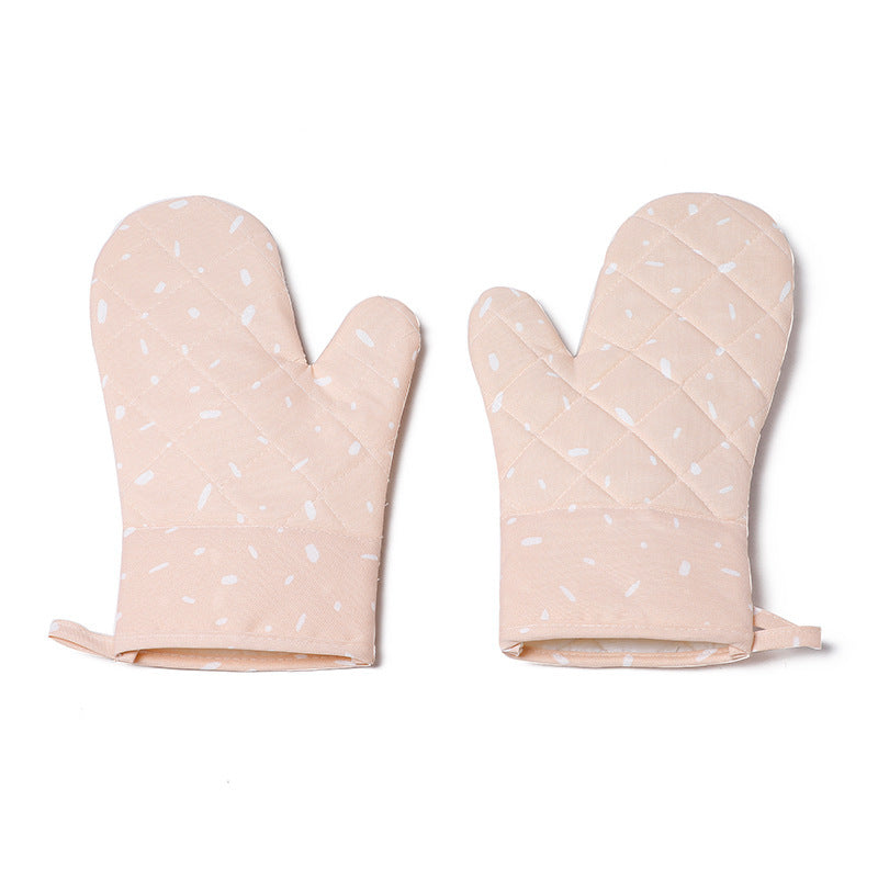 Quilted Cotton Oven Gloves, kitchen decor, view 4