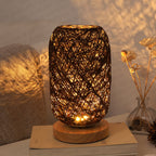 Woven Rope Table Lamp, lighting decor, view 3