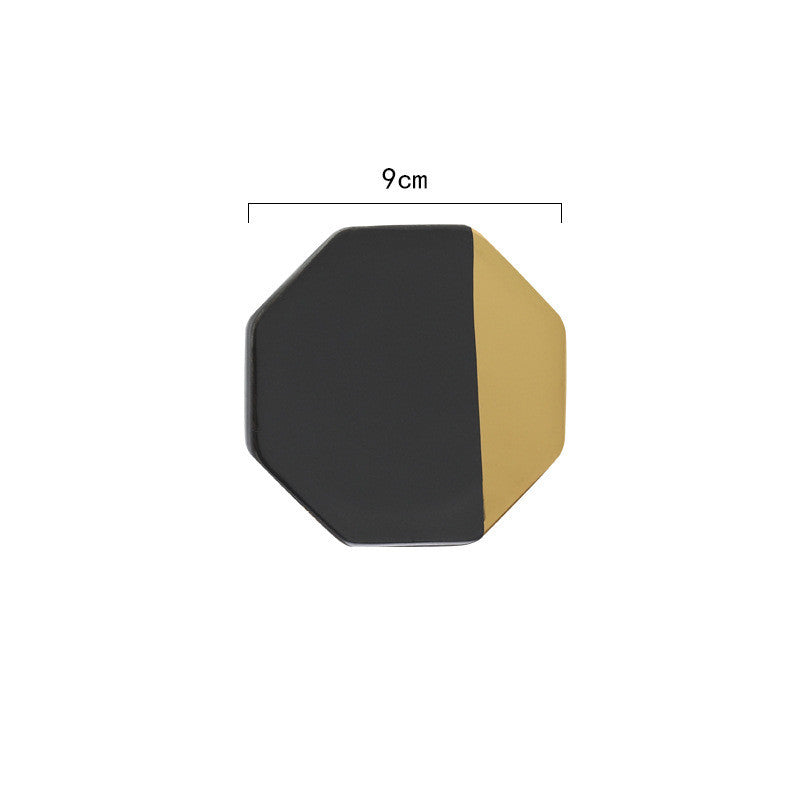 Black and Gold Coasters