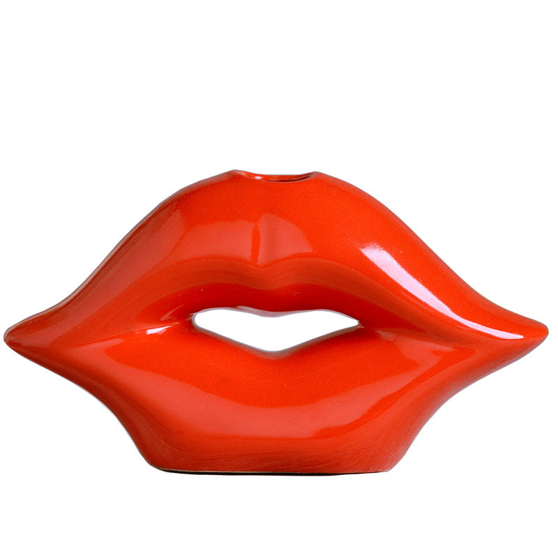 Ceramic Lip Vase