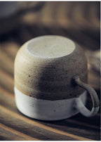 Two-Tone Stoneware Cup — kitchen decor, view 2