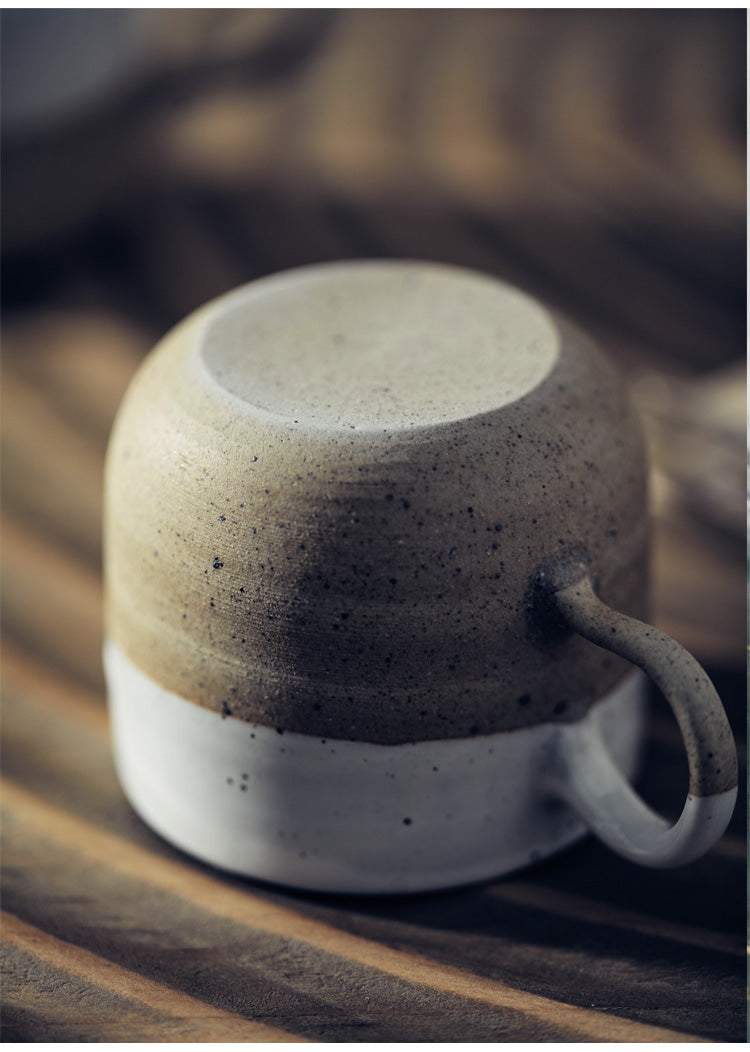Two-Tone Stoneware Cup — kitchen decor, view 2