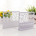 Minimal Metal Bookends — powder-coated metal desk decor, view 3