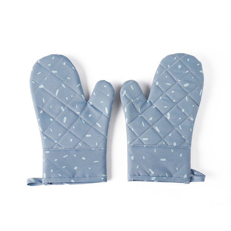 Quilted Cotton Oven Gloves — kitchen decor, view 1