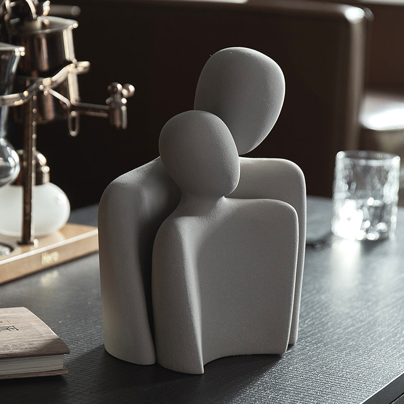 Abstract Home Sculpture — glazed ceramic sculpture decor, view 2