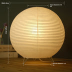 Rice Paper Lantern Lamp, lighting decor, view 11