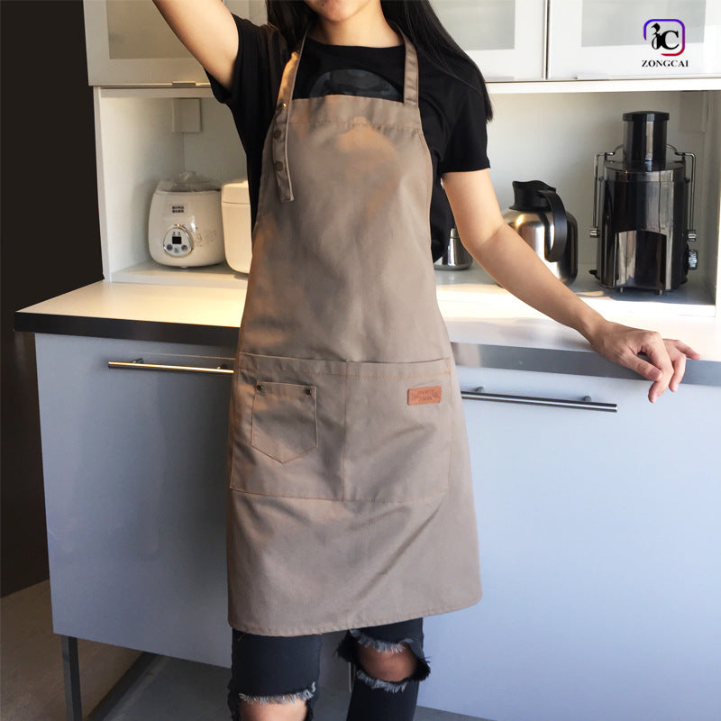 Canvas Bib Apron — kitchen decor, view 5