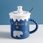 Polar Bear Mug — kitchen decor, view 5