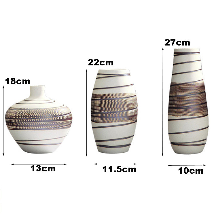 Vintage Ceramic Vase — glazed ceramic vases decor, view 2