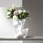 Portrait Ceramic Vase — glazed ceramic vases decor, view 3