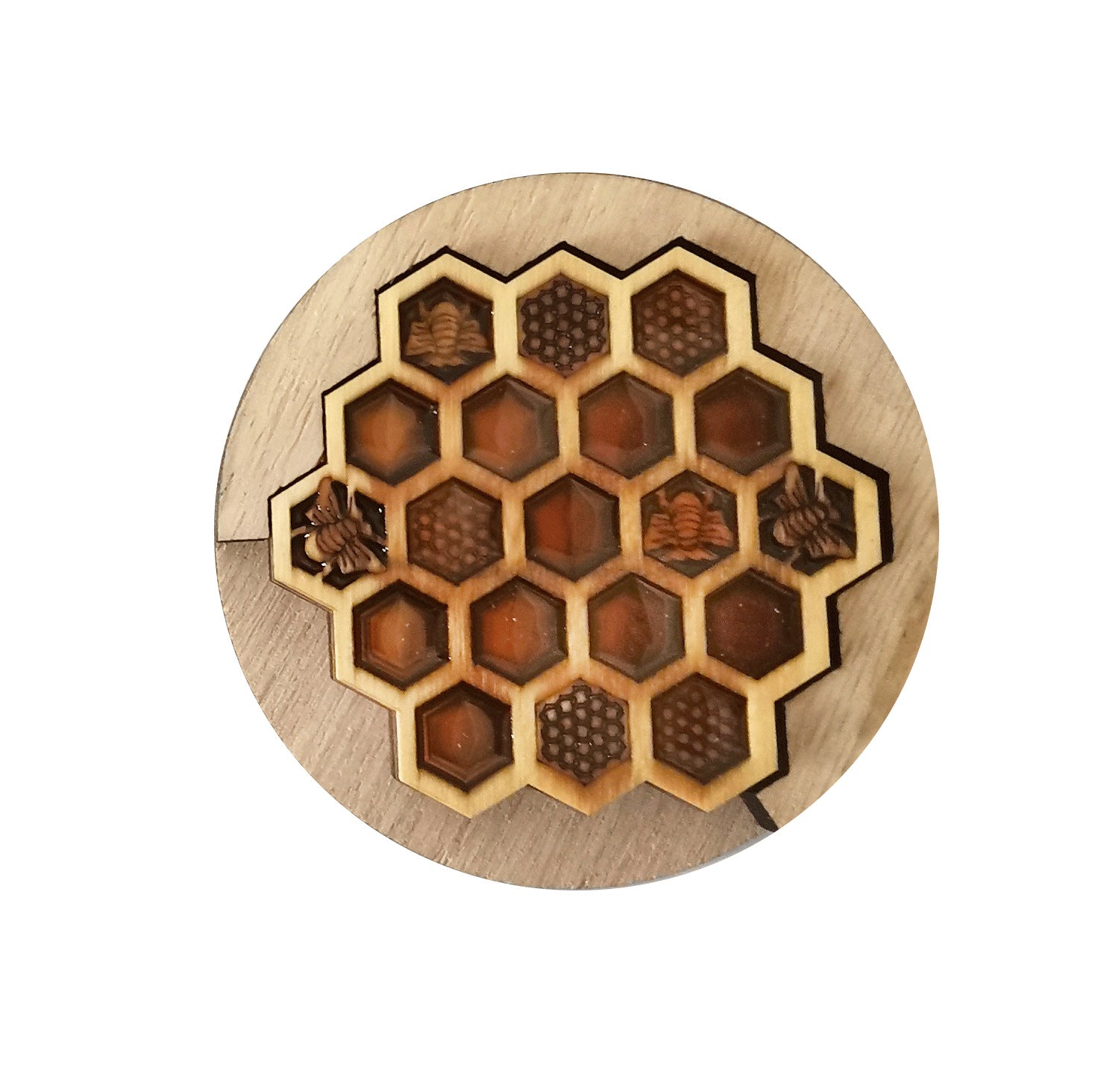 Honeycomb Wooden Trivet