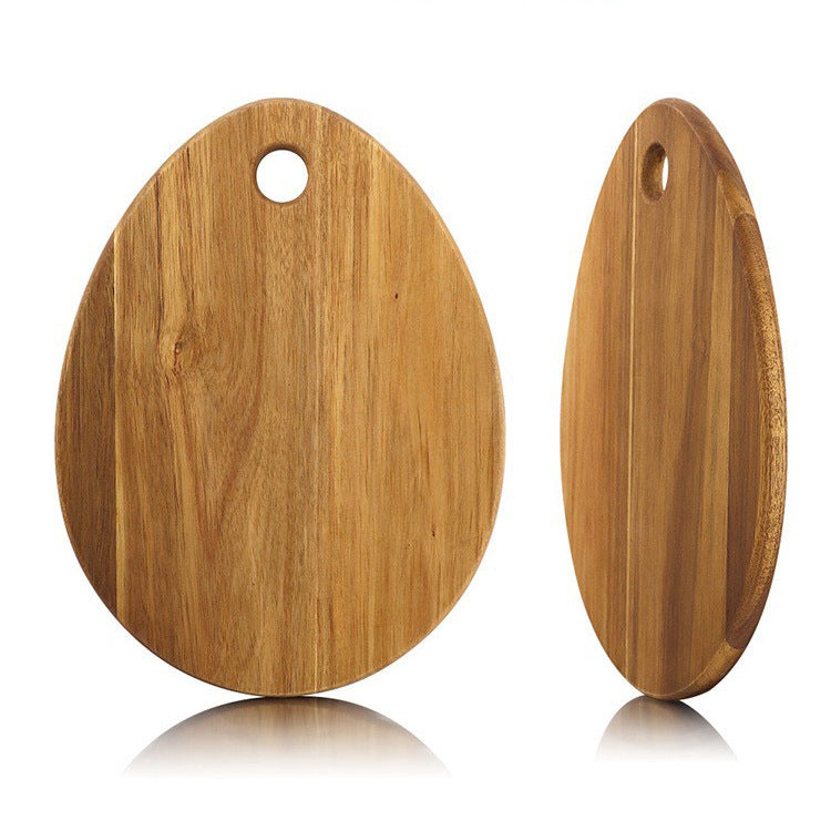 Round Acacia Board — kitchen decor, view 1