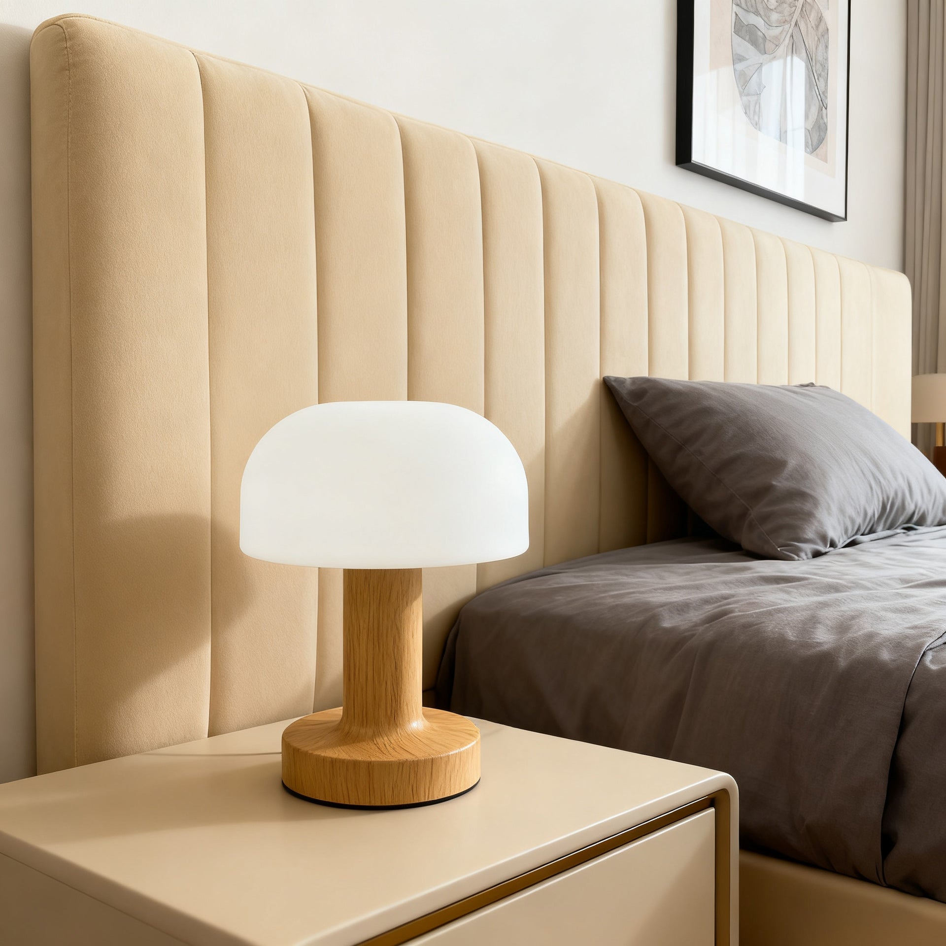 Domed Bedside Lamp — lighting decor, view 2