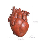 Anatomical Heart Wall Vase — glazed ceramic vases decor, view 14