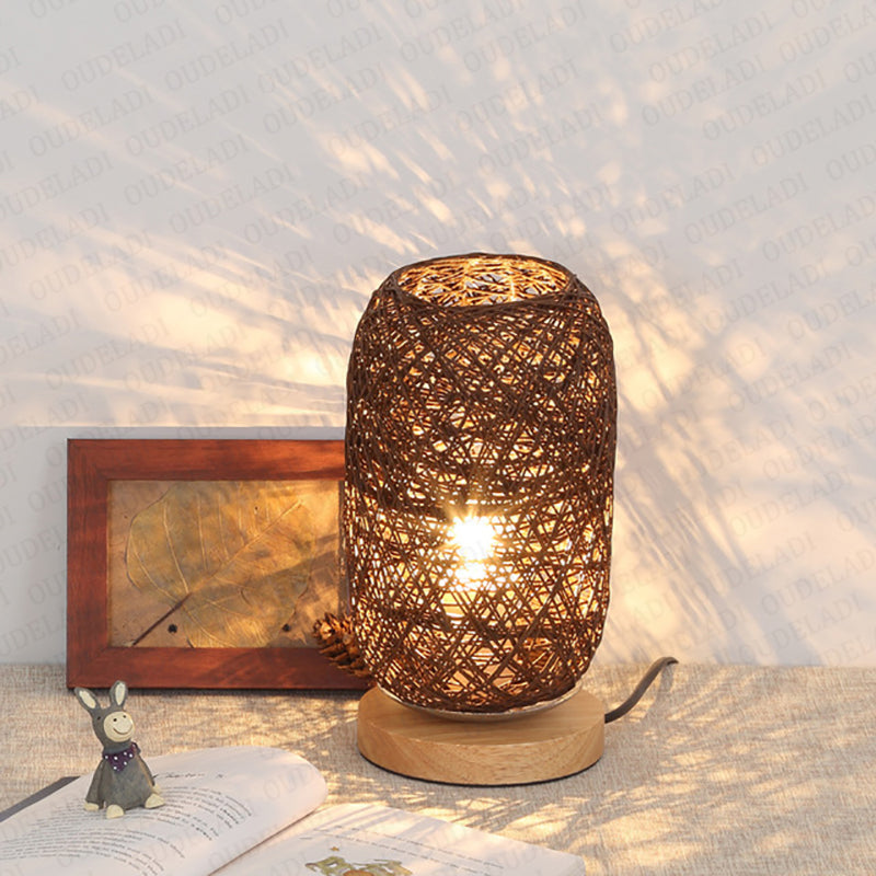Woven Rope Table Lamp, table lamp, view 2