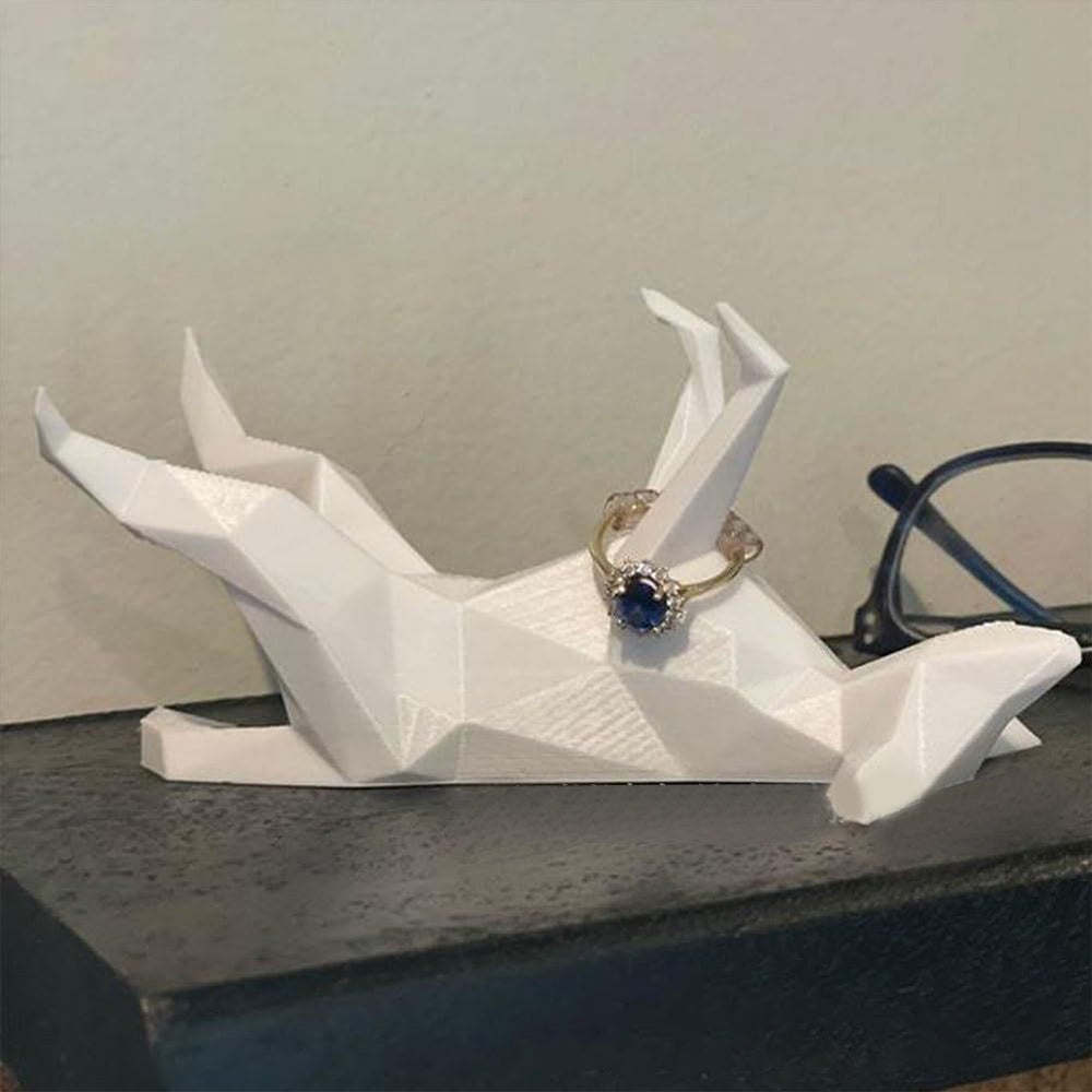 Origami Animal Ring Dish — trays decor, view 5
