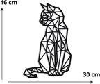 Wire Cat Wall Sculpture — wall decor, view 5