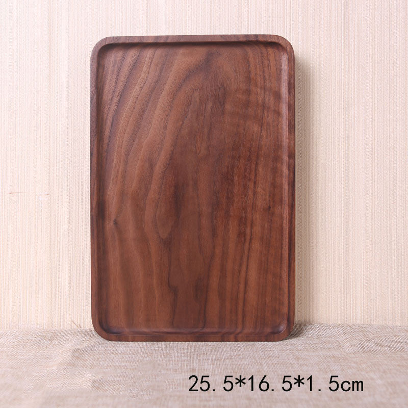 Walnut Serving Tray — solid wood trays decor, view 5