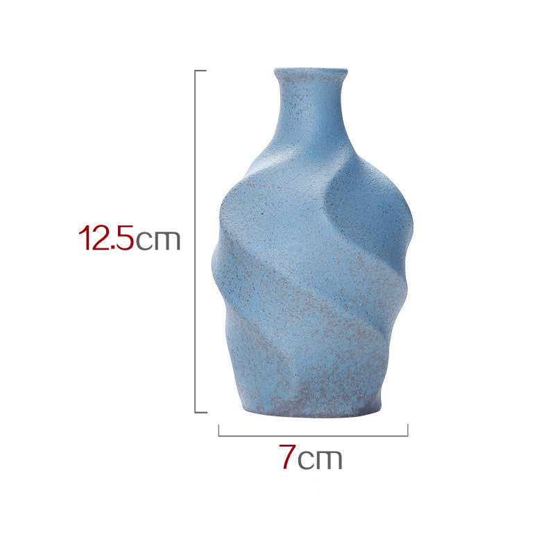 Dried-Flower Ceramic Vase — glazed ceramic vases decor, view 4