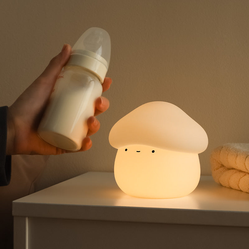 Silicone Mushroom Night Light — food-grade silicone lighting decor, view 5