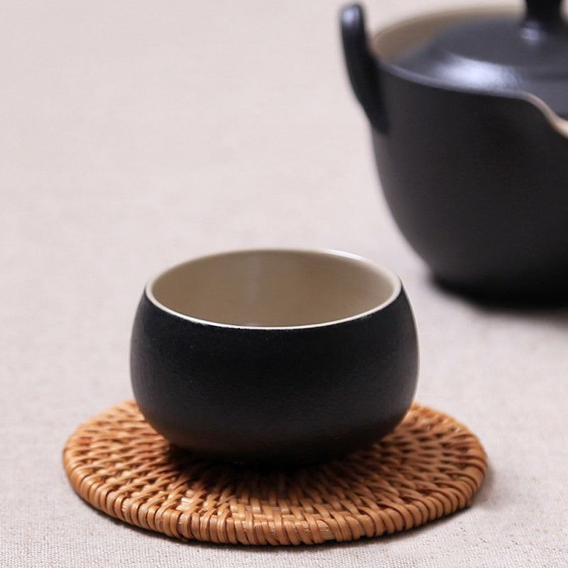 Rattan Trivet Set — kitchen decor, view 1