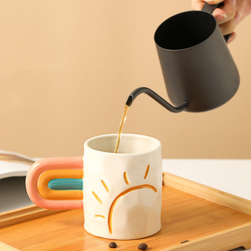 Sunrise Gradient Mug — kitchen decor, view 6