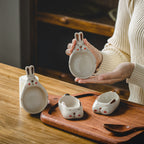 Rabbit Ear Saucers — decorative tray, view 1