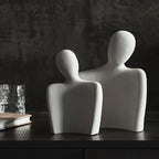 Abstract Home Sculpture — glazed ceramic sculpture decor, view 11