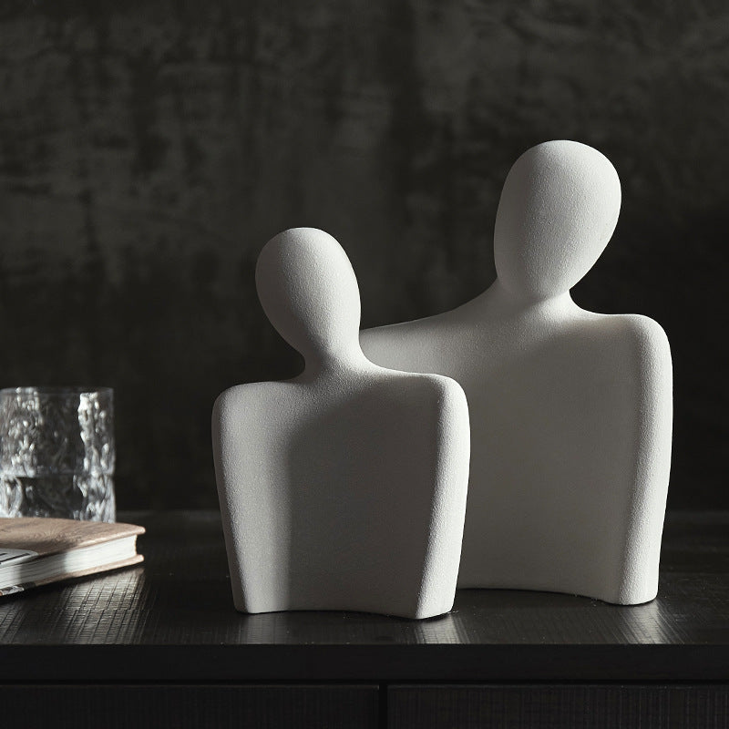 Abstract Home Sculpture — glazed ceramic sculpture decor, view 11