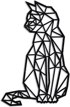 Wire Cat Wall Sculpture — wall decor, view 1