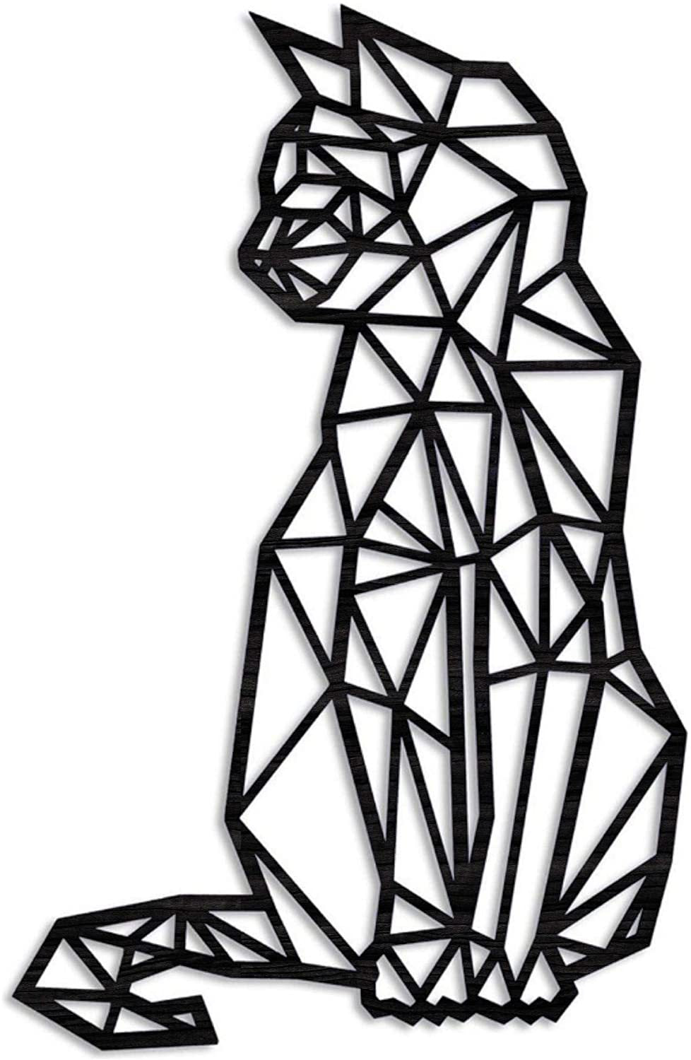 Wire Cat Wall Sculpture — wall decor, view 1