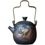 Bronze-Glaze Teapot — kitchen decor, view 2