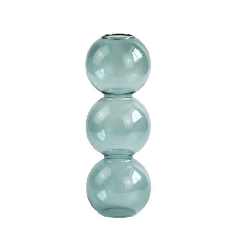 Stacked Bubble Glass Vase — vases decor, view 4
