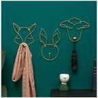 Brass Animal Hooks — wall decor, view 3