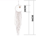 Macrame Moon Wall Hanging — wall decor, view 1