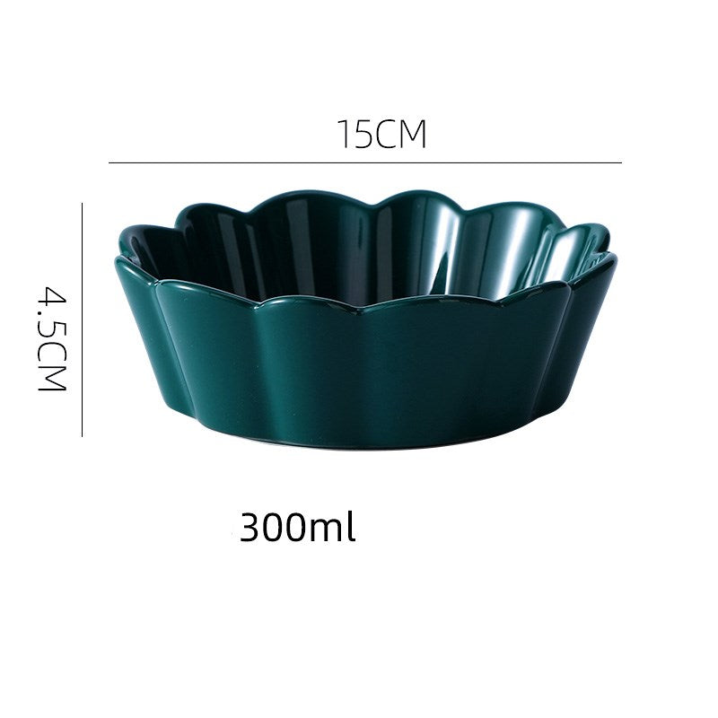 Scalloped Serving Bowl