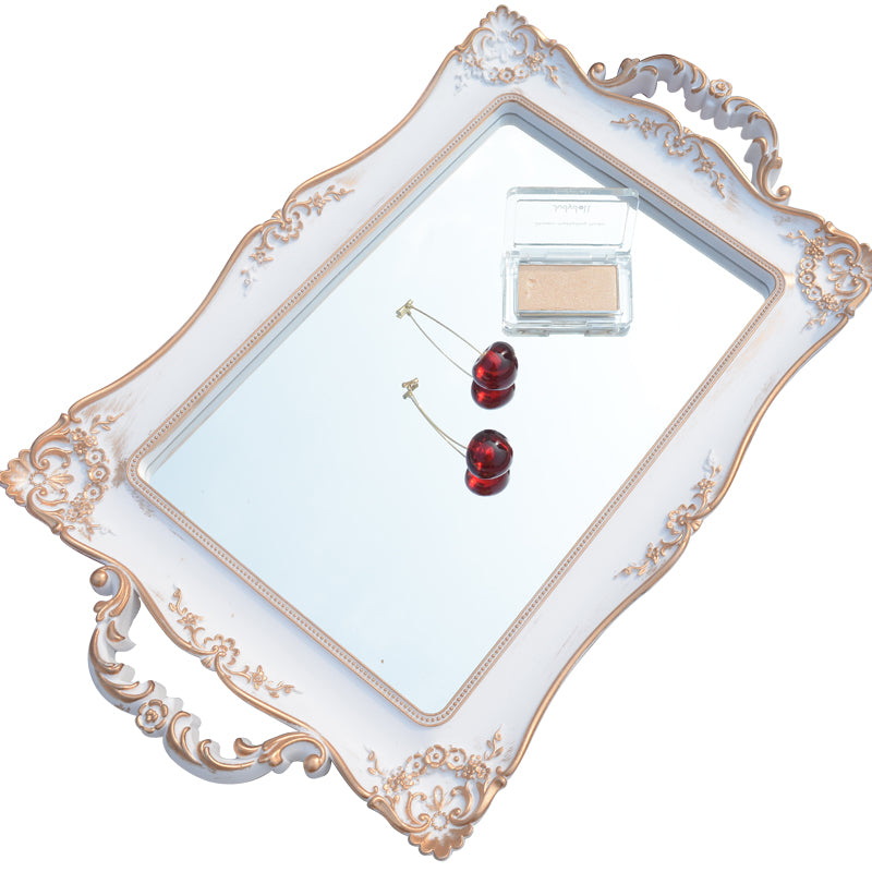 Mirrored Vanity Tray — glass trays decor, view 6