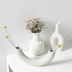 Nordic Ceramic Vase — glazed ceramic vases decor, view 2