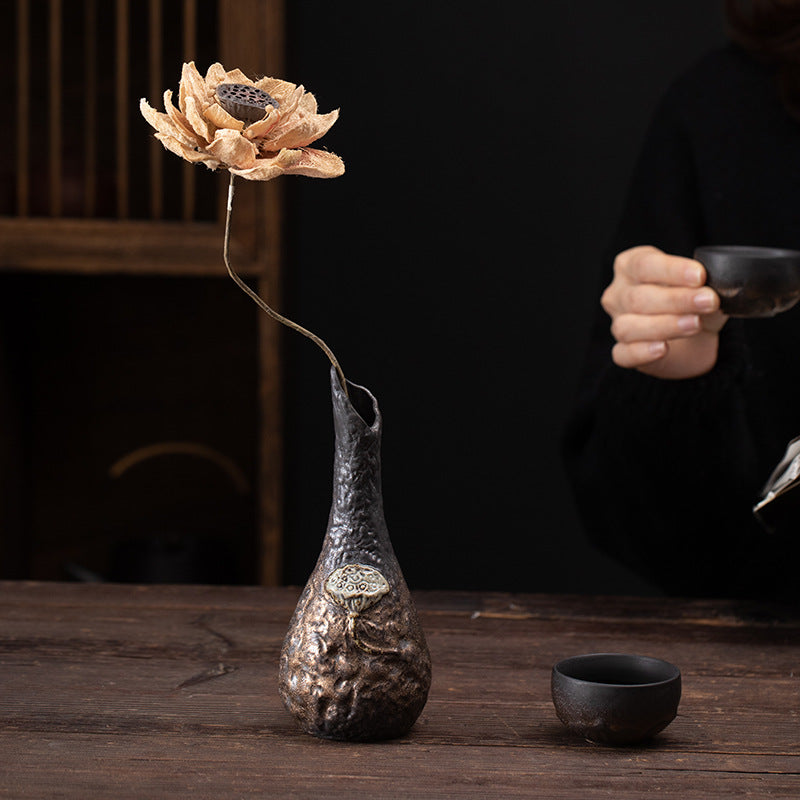 Stoneware Bud Bottle — kitchen decor, view 5