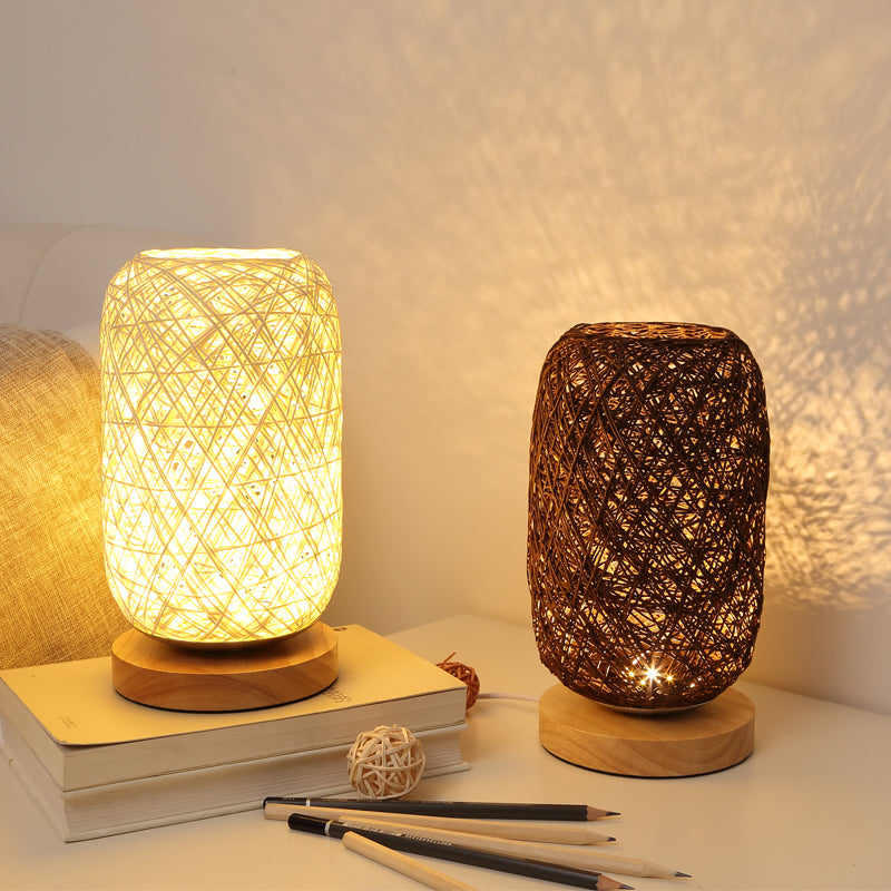 Woven Rope Table Lamp, lighting decor, view 5
