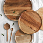 Japanese Wooden Tray — solid wood trays decor, view 2