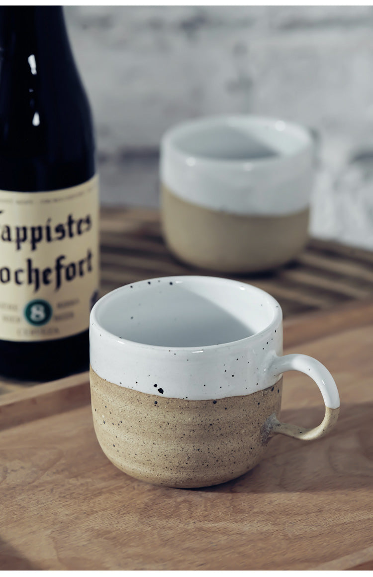Two-Tone Stoneware Cup — kitchen decor, view 6