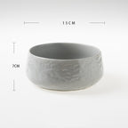 Rippled Stoneware Bowl — kitchen decor, view 6