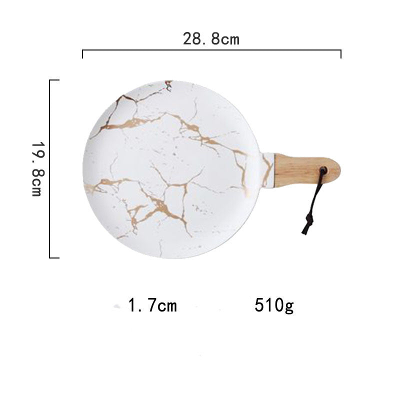 Gold-Edged Marble Tray — marble trays decor, view 15