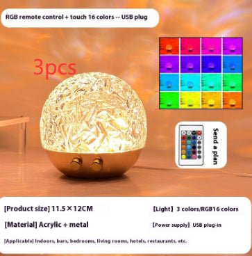 Water Ripple Projector Lamp — moulded plastic lighting decor, view 6