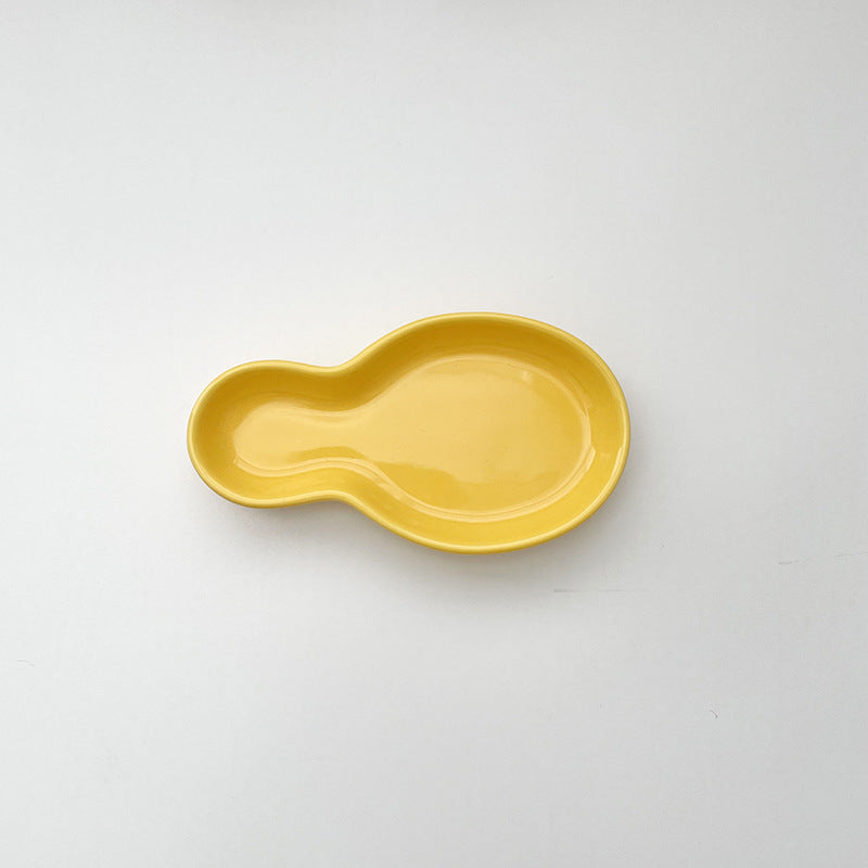 Coloured Ceramic Catch Dish — trays decor, view 3