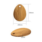 Round Acacia Board — kitchen decor, view 5