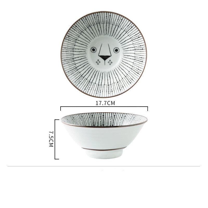 Cat Ramen Bowl, kitchen decor, view 3