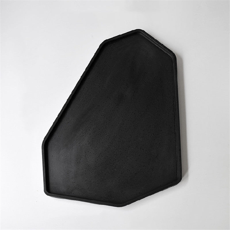 Cement Nordic Tray — cast cement trays decor, view 4