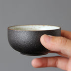 Speckled Stoneware Teacup — kitchen decor, view 2